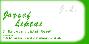 jozsef liptai business card