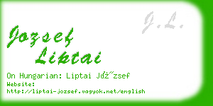 jozsef liptai business card